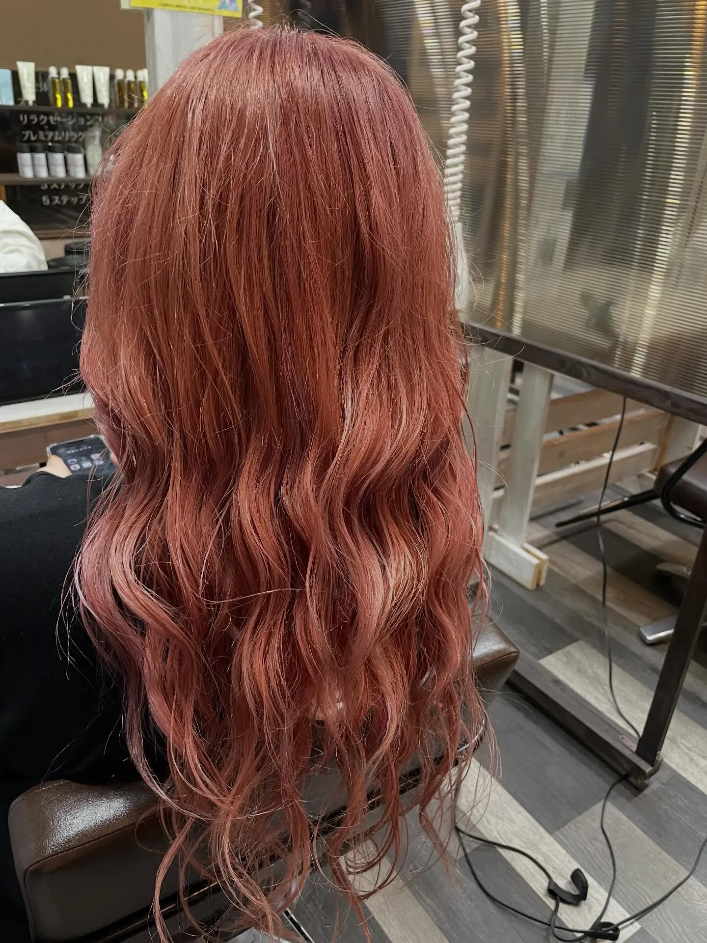 上尾市でピンクカラーを…